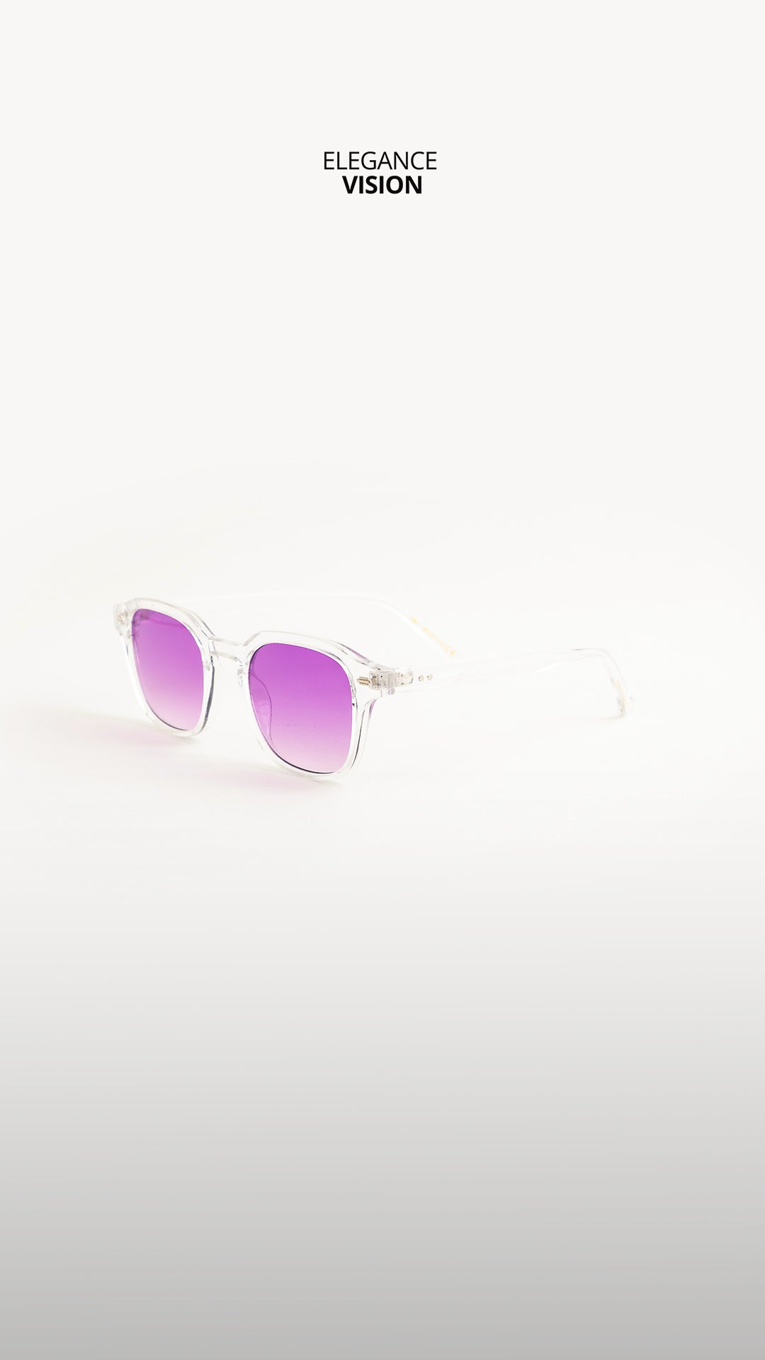 Aurélien Violette Lunette de soleil unisexe
