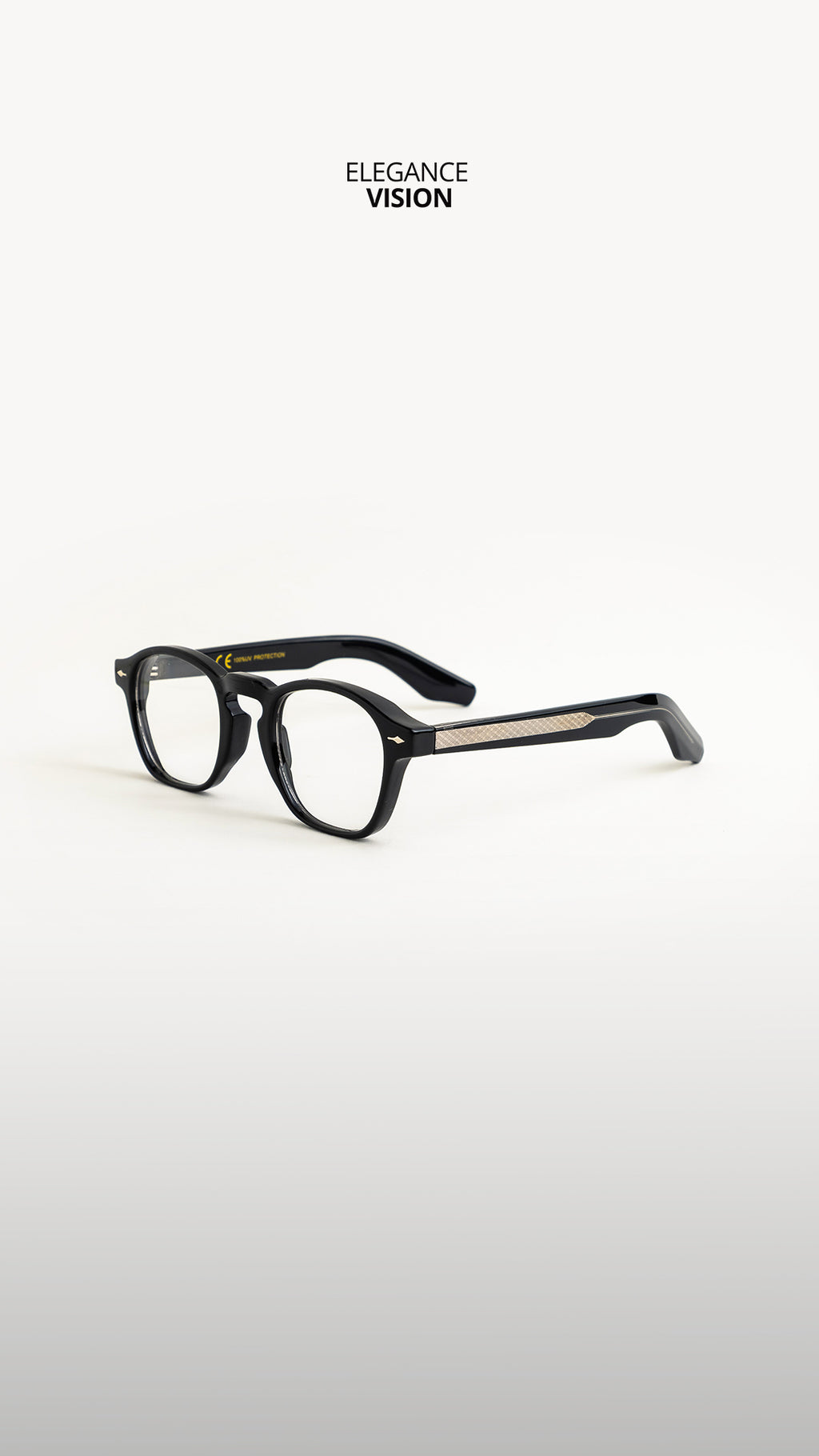 Théodore White Lunette de soleil unisexe
