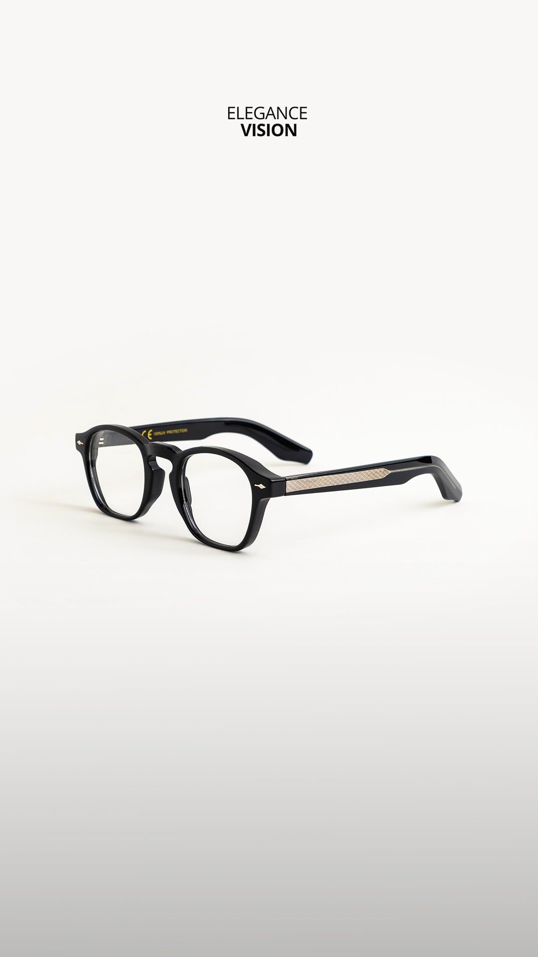 Théodore White Lunette de soleil unisexe