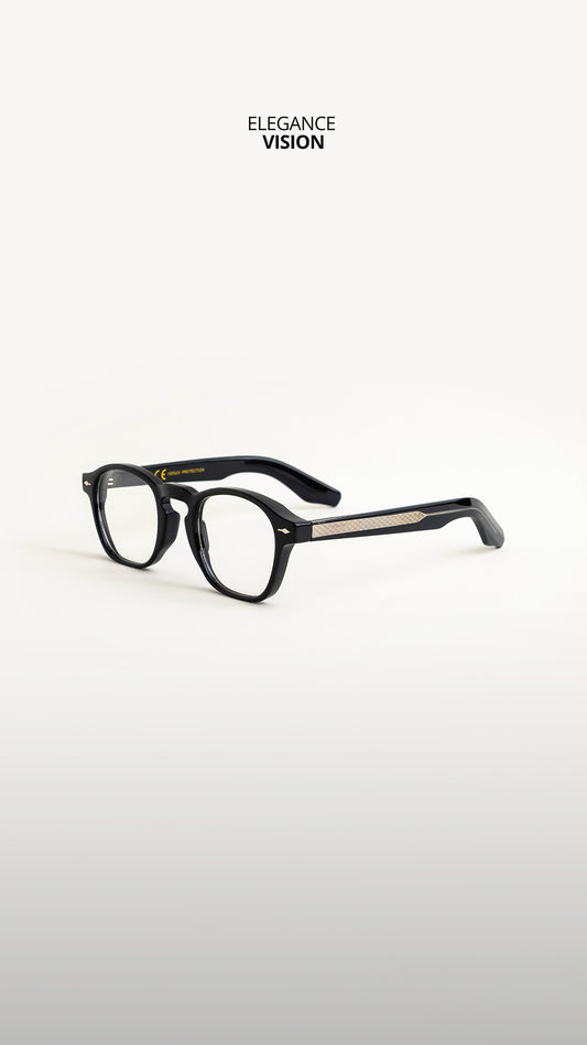 Théodore White Lunette de soleil unisexe