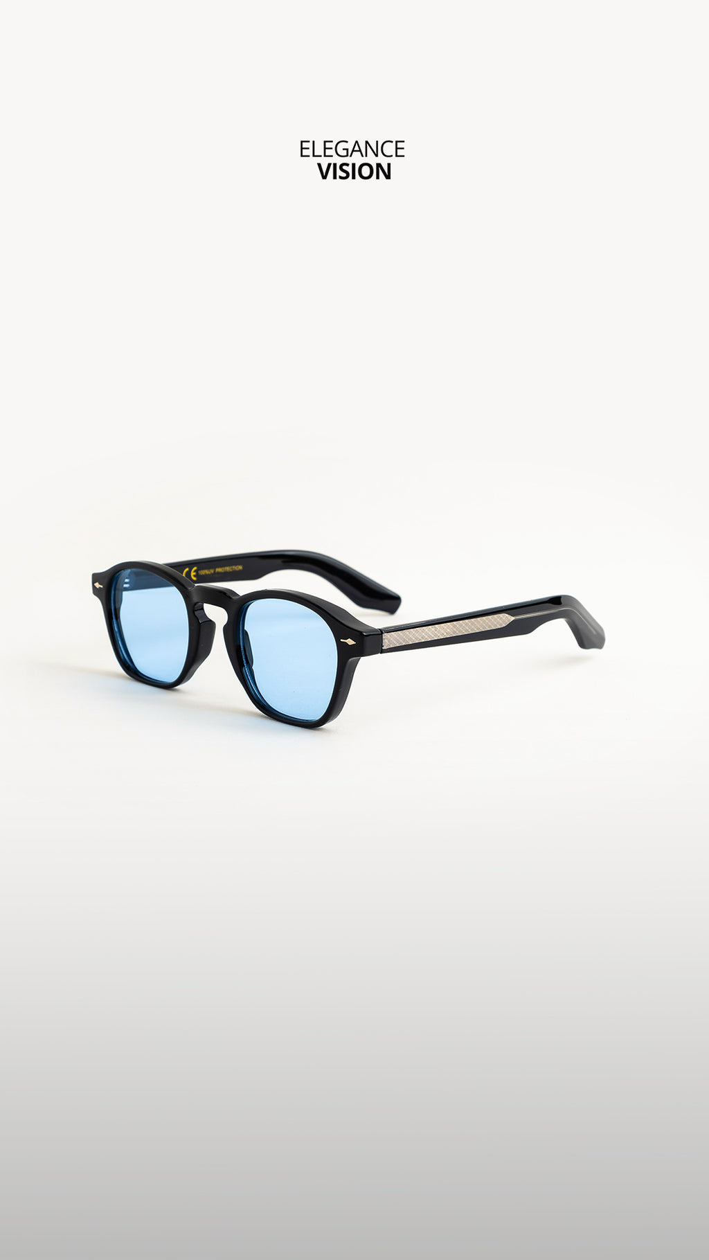 Théodore Bleu Lunette de soleil unisexe