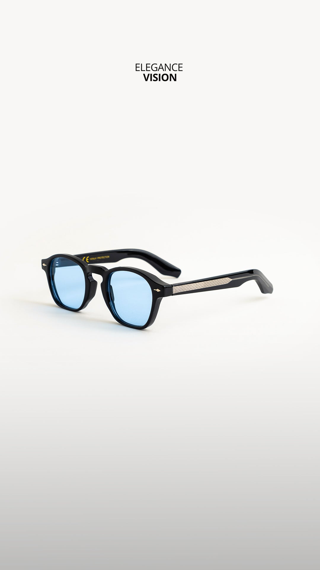 Théodore Bleu Lunette de soleil unisexe