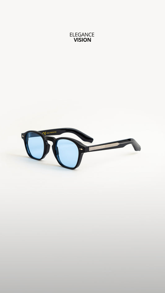 Théodore Bleu Lunette de soleil unisexe